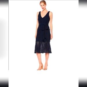 Rachel Roy True Navy Blue XS v-neck dress